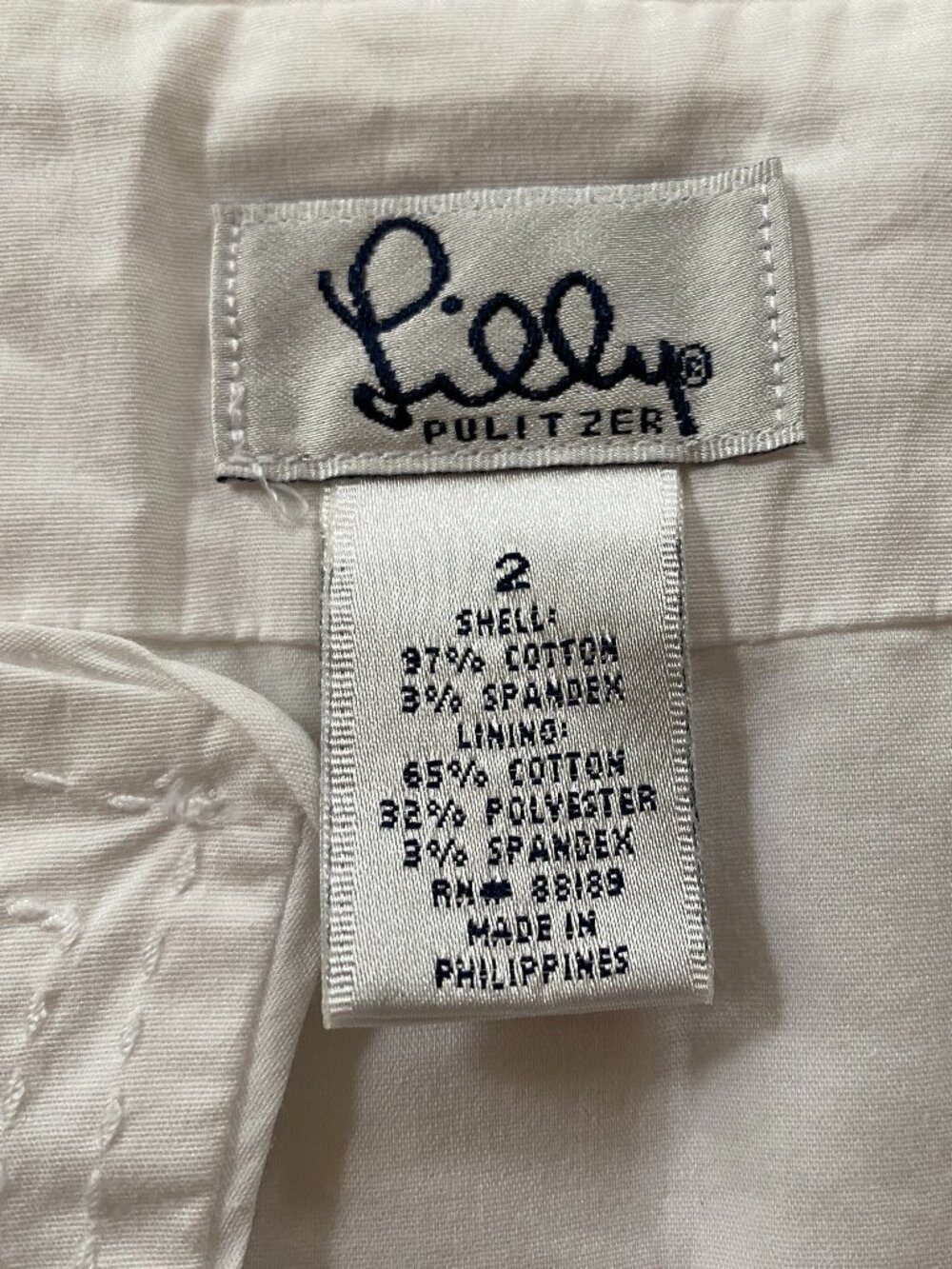 Lilly Pulitzer White Top - Picture 3 of 6